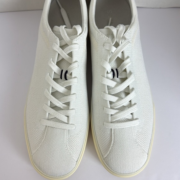 Rothy's Shoes - Rothy's White Textured Sneakers with Minimalist Design